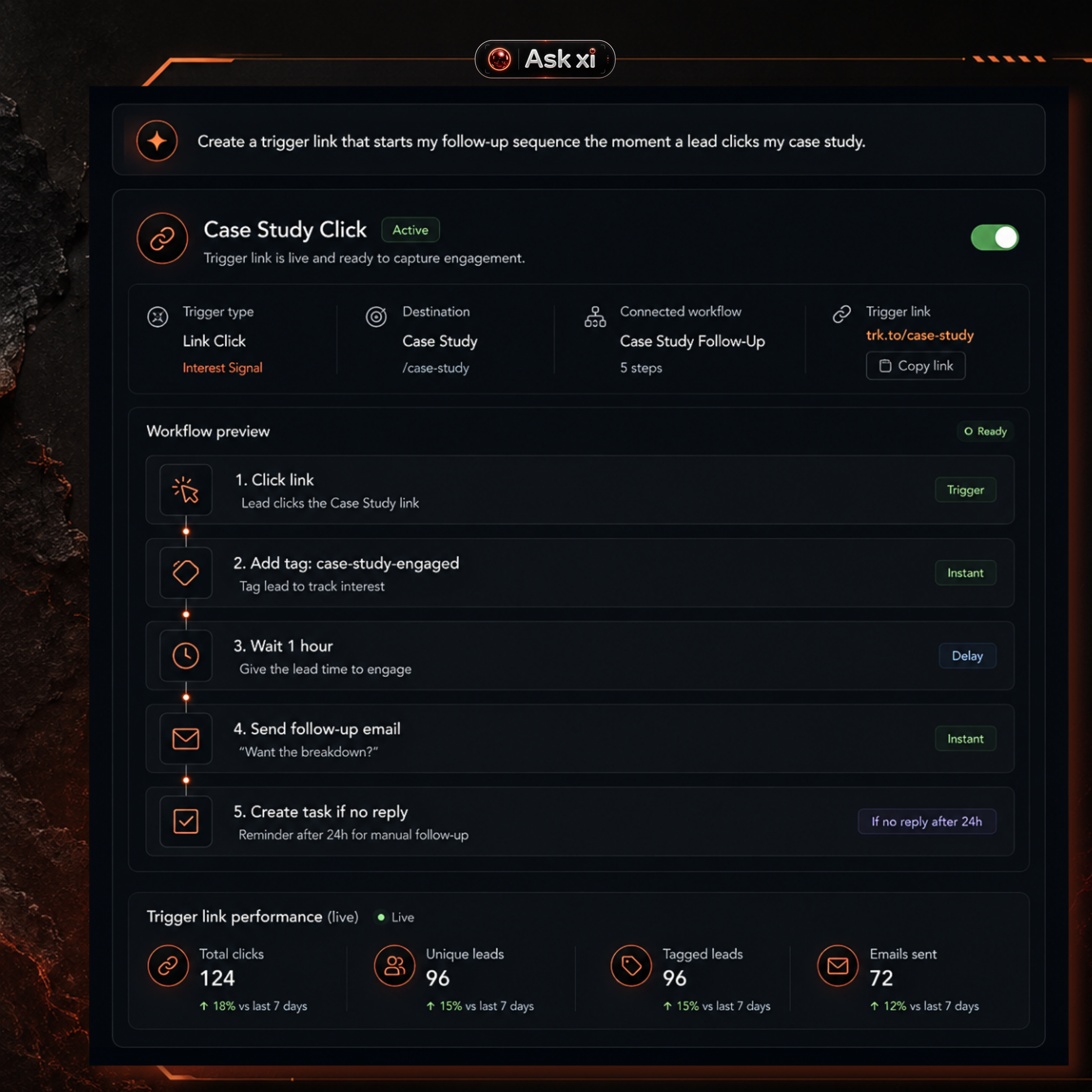 ORBITxi Proof Library screenshot: Escalate frustration
